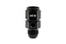 HPS AN Male to Female Fuel Pressure Gauge Adapter with 1/8" NPT Female Port, Aluminum, Black FR SPORT