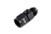 HPS AN Male to Female Fuel Pressure Gauge Adapter with 1/8" NPT Female Port, Aluminum, Black FR SPORT