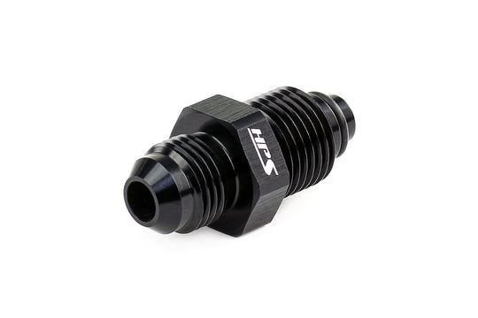 HPS AN Male to Metric Thread Male O-Ring Tip Adapter, Aluminum, Black FR SPORT