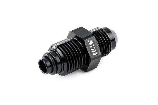 HPS AN Male to Metric Thread Male O-Ring Tip Adapter, Aluminum, Black FR SPORT