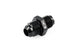 HPS AN Male to Inverted Flare Male Power Steering Adapter, Aluminum, Black FR SPORT