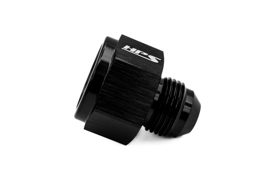 HPS AN Female to AN Male Reducer Adapter, Aluminum, Black FR SPORT