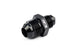 HPS AN Male To Male Reducer Union Coupler Adapter, Aluminum, Black FR SPORT