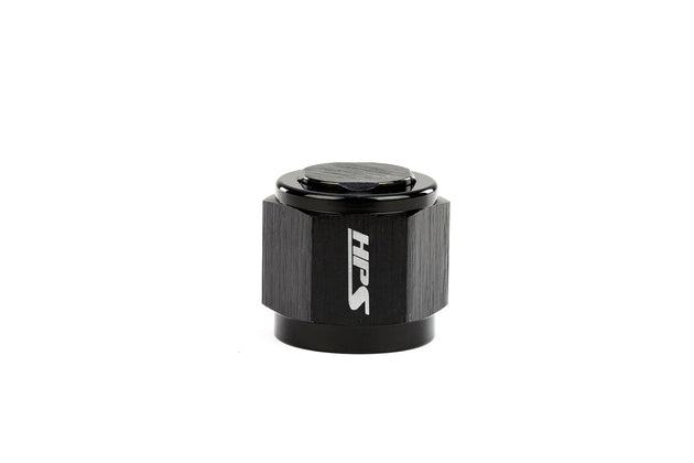 HPS AN Flare Female Cap, Aluminum, Black FR SPORT