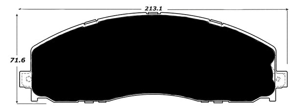 Porterfield Brake Pads for 2016 FORD F250 Pickup 3/4 Ton 2WD FR SPORT