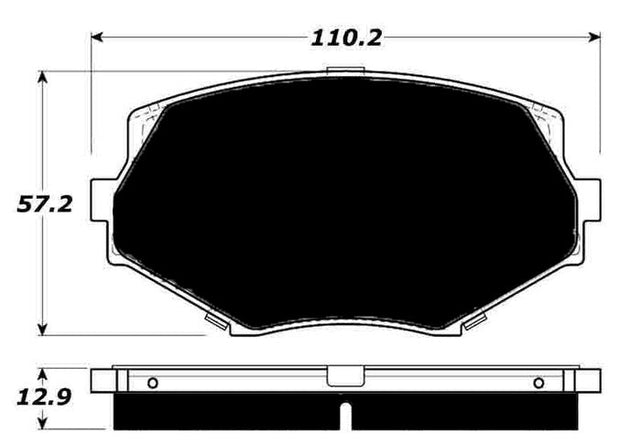 Porterfield Brake Pads for 1996 MAZDA MX-5 MIATA FR SPORT