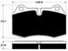 Porterfield Brake Pads for 2000 NISSAN SKYLINE GTR R34 2.6 Twin Turbo FR SPORT