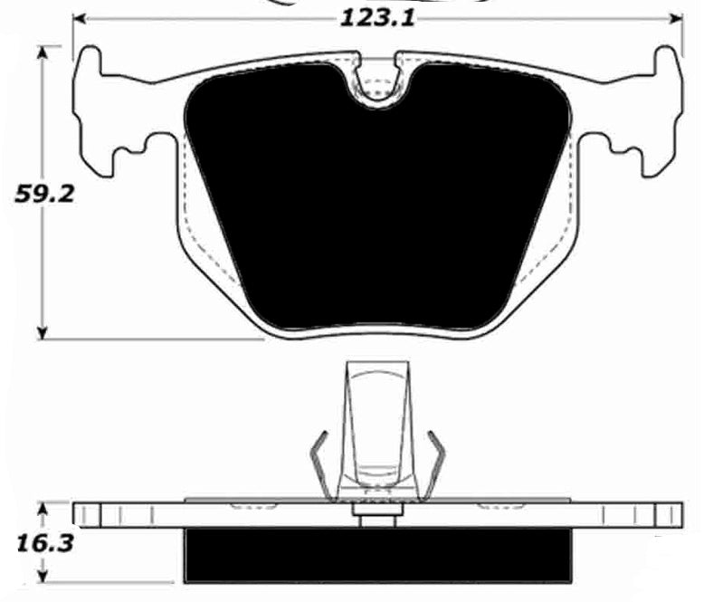 Porterfield Brake Pads for 1990 BMW 850Ci FR SPORT