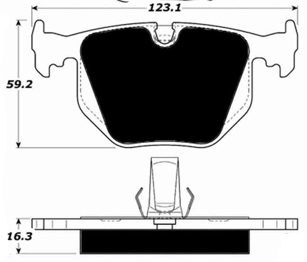 Porterfield Brake Pads for 1990 BMW 850Ci FR SPORT