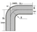 1.250" OD 16ga 90° Mandrel Bend - Polished OD - 6061 Aluminum - (1.875" CLR / 6.000" Legs) Ace Race Parts