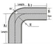 1.250" OD 16ga 90° Mandrel Bend - Polished OD - 6061 Aluminum - (1.875" CLR / 6.000" Legs) Ace Race Parts