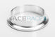 6.000" V-Band Assembly  - Aluminum "Male + O-Ring/Female" Flanges, 304 Stainless Clamp Ace Race Parts
