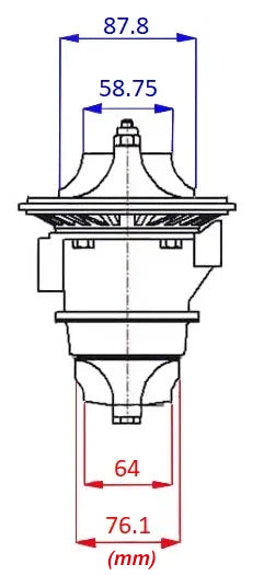 SPA 27 T4 A/R .96 Turbocharger SPA TURBO USA