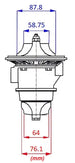 SPA 27 T4 A/R .96 Turbocharger SPA TURBO USA