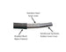-4AN Black Nylon Braided Flex Hose with Reinforced Rubber Liner - 5 Foot Length Ace Race Parts