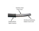-8AN Black Nylon Braided Flex Hose with Reinforced Rubber Liner - 5 Foot Length Ace Race Parts