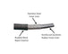 -4AN Black Nylon Braided Flex Hose with Reinforced Rubber Liner - 20 Foot Length Ace Race Parts