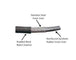 -10AN Black Nylon Braided Flex Hose with Reinforced Rubber Liner - 5 Foot Length Ace Race Parts