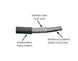 -6AN Black Nylon Braided Flex Hose with Reinforced Rubber Liner - 20 Foot Length Ace Race Parts