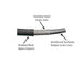 -10AN Black Nylon Braided Flex Hose with Reinforced Rubber Liner - 50 Foot Length Ace Race Parts