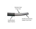 -10AN Black Nylon Braided Flex Hose with Reinforced Rubber Liner - 50 Foot Length Ace Race Parts