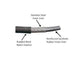-10AN Black Nylon Braided Flex Hose with Reinforced Rubber Liner - 20 Foot Length Ace Race Parts