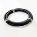 -10AN Black Nylon Braided Flex Hose with Reinforced Rubber Liner - 5 Foot Length Ace Race Parts