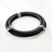 -10AN Black Nylon Braided Flex Hose with Reinforced Rubber Liner - 50 Foot Length Ace Race Parts