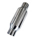 Bottle Style Resonator - 2.250" Inlet/Outlet x 12" Long - 304 Stainless Ace Race Parts