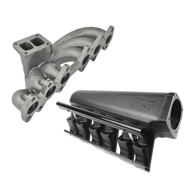 For 2JZ-GTE TOP MOUNT TWIN SCROLL TURBO MANIFOLD + INTAKE MANIFOLD SPA TURBO USA