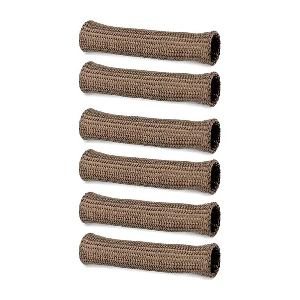 Titanium spark plug wire boots protector - 6 units set SPA TURBO USA