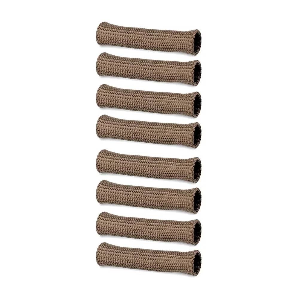SBF 9.0mm HEI spark plug wire set + Titanium spark plug wire boots protector - 8 units set SPA TURBO USA