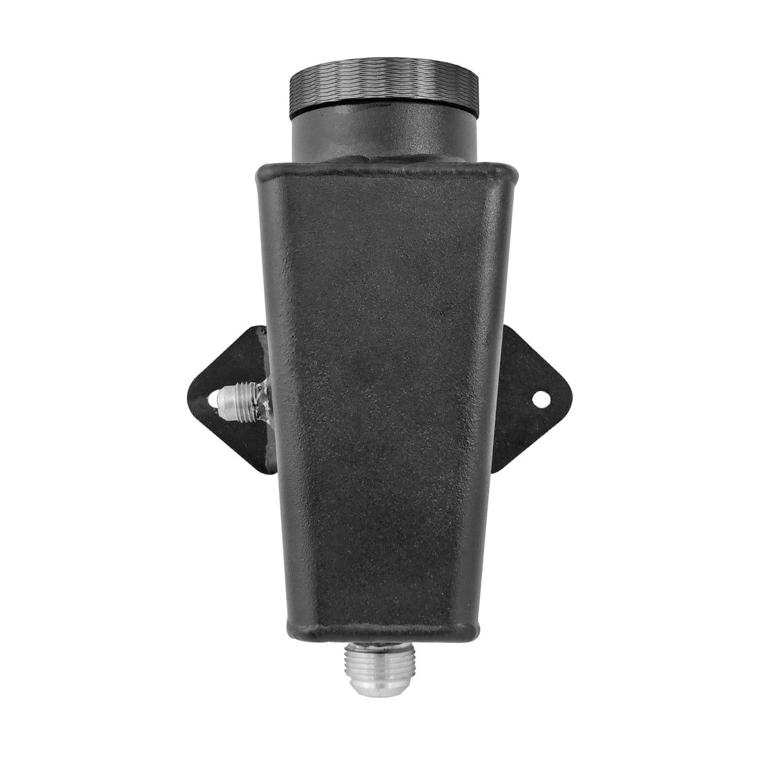 Power Steering Tank Firewall Mount (Right Inlet) + Remote Fill Tank - Black Cap SPA TURBO USA