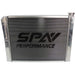 Lightweight Late Model Radiator - Double Pass - 26.8" x 19.6" + Remote Fill Tank - Red Cap SPA TURBO USA