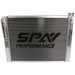 Lightweight Late Model Radiator - Double Pass - 26.8" x 19.6" + Remote Fill Tank - Red Cap SPA TURBO USA