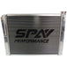 Lightweight Late Model Radiator - Double Pass - 26.8" x 19.6" + Remote Fill Tank - Red Cap SPA TURBO USA