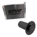 Lightweight Late Model Radiator - Double Pass - 26.8" x 19.6" + Remote Fill Tank - Black Cap SPA TURBO USA