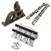 VW MKIV GTI T3 Twin Scroll Top Mount Flange Turbocharger Exhaust Manifold + Cast Aluminum Intake Manifold + High Performance Camshaft set SPA TURBO USA