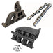 VW MKIV GTI T3 Twin Scroll Top Mount Flange Turbocharger Exhaust Manifold + Cast Aluminum Intake Manifold + 252 / 260 High Performance Camshaft set SPA TURBO USA
