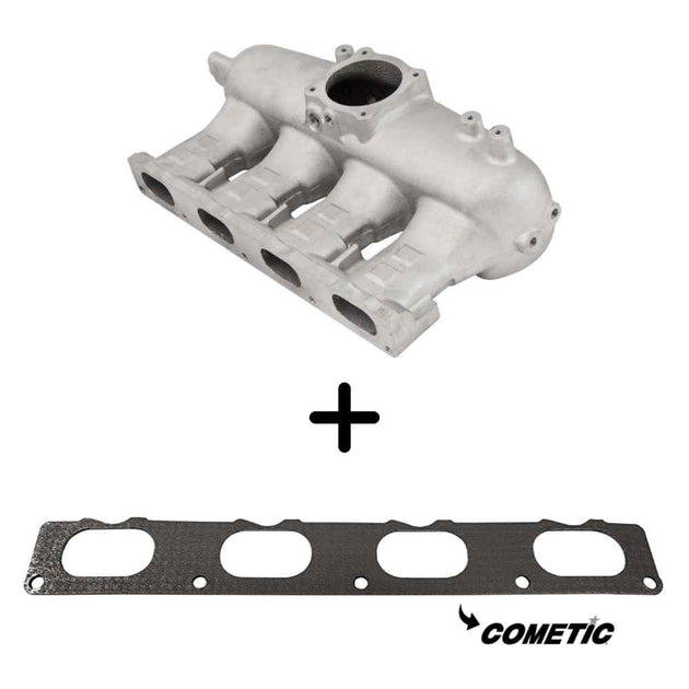 VW AUDI 2.0T FSI / 2.0 TSI aluminum intake manifold - NEW VERSION! + COMETIC intake manifold Flange Gasket SPA TURBO USA