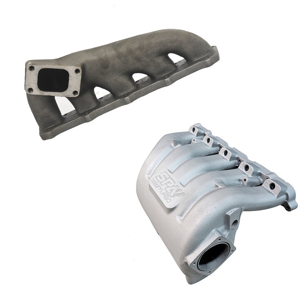 VW 5 cyl 2.5L 20v FSI T3 Turbo Exhaust Manifold + intake manifold SPA TURBO USA