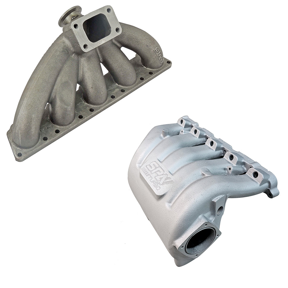 VW Jetta / Golf MK5 2.5L 5 cylinder 20V 07K T3 top mount turbo manifold + Intake manifold SPA TURBO USA