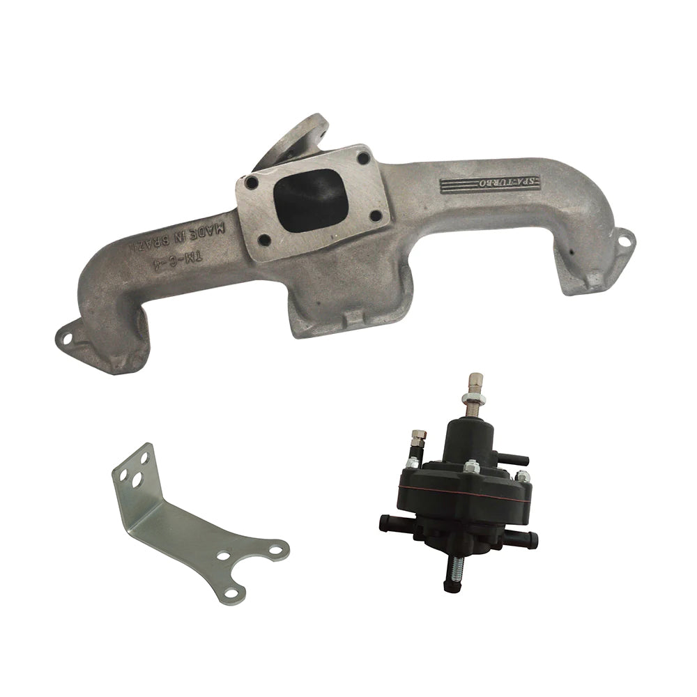 Chevy II 153 CID Vortec 3.0L T3 Turbo Exhaust Manifold + 0-30 PSI adjustable FMU SPA TURBO USA