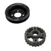 VW syncro Audi 80 90 100 4000 rabbit 1.8 8v underdrive Pulley - BLACK + VW 8V super light crank timing gear SPA TURBO USA