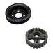 VW syncro Audi 80 90 100 4000 rabbit 1.8 8v underdrive Pulley - BLACK + VW 8V super light crank timing gear SPA TURBO USA