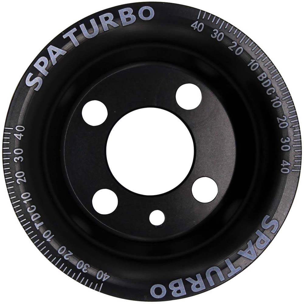 VW syncro Audi 80 90 100 4000 rabbit 1.8 8v underdrive Pulley - BLACK + VW 8V super light crank timing gear SPA TURBO USA