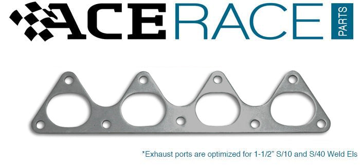 Honda D-Series Exhaust Manifold Flange Mild Steel (Ver.2) Ace Race Parts