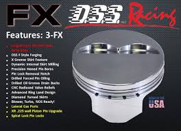 DSS FX3 Boost Pistons - DFW Speed Syndicate