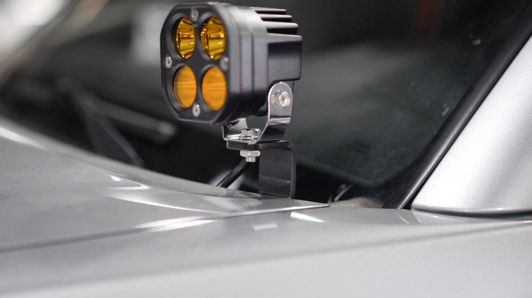 HPS Ditch Light Bracket Kit Toyota 2016-2022 Tacoma, DTC-101 FR SPORT