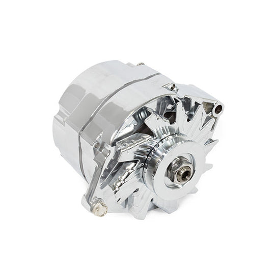 TSP Alternator; GM 10SI V-Belt 110 Amps; Chrome Top Street Performance